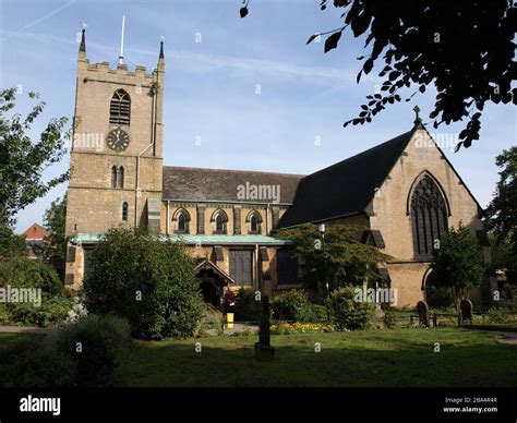 St Mary Magdalene Church Hucknall Hi Res Stock Photography And Images
