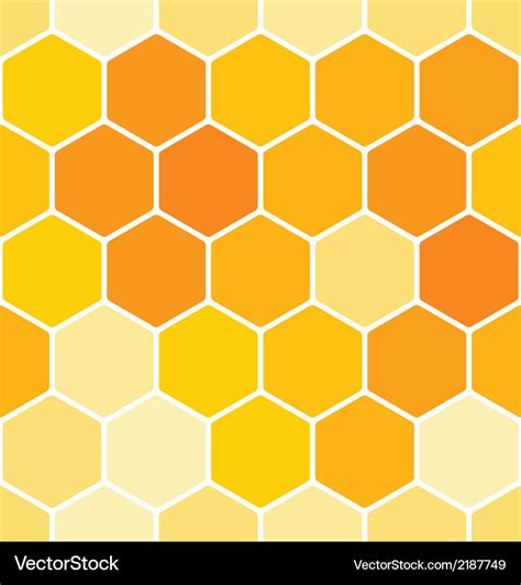 Seamless Honeycomb Pattern Royalty Free Vector Image
