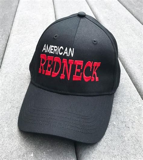 American Redneck Hat Embroidered Embroidered Baseball Caps Custom