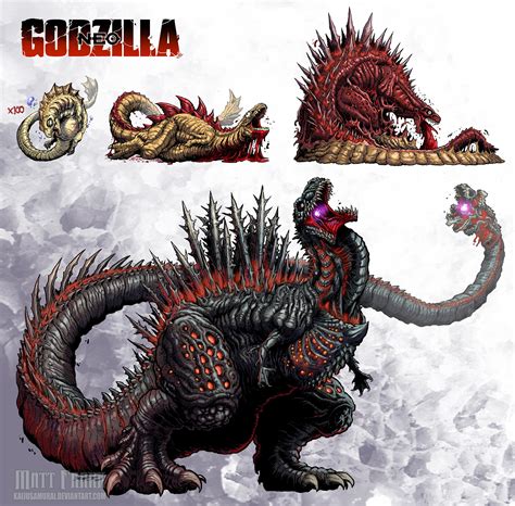 Shin Godzilla Forms By Neo Godzilla Rgodzilla