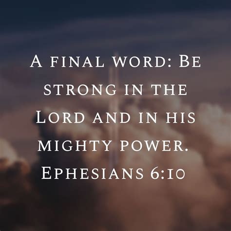 Eph 610 Words Ephesians 6 Ephesians