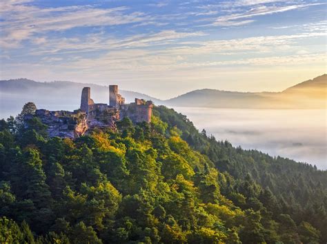 Germany Altdahn Castle Palatinate 2020 Bing Hd Desktop Preview