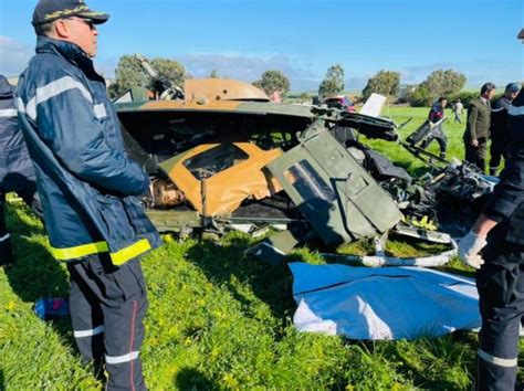 وزارة الدفاع الوطني سقوط مروحية عسكرية ببنزرت الجنوبية يسفر عن وفاة مساعد قائد الطائرة واصابة