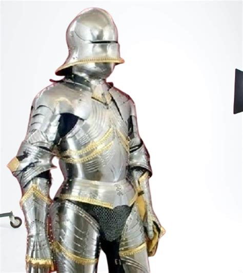 Medieval German Gothic Suit Of Armor 15th Century Knight Etsy Ireland