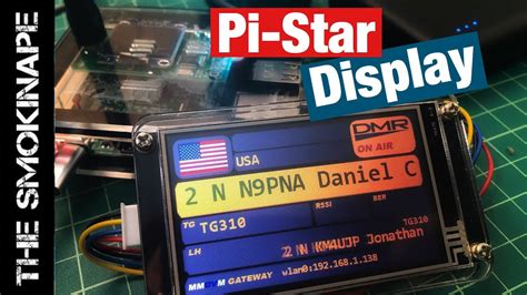 Nextion Display For Pi Star Mmdvm Dmr Hotspot Thesmokinape Youtube