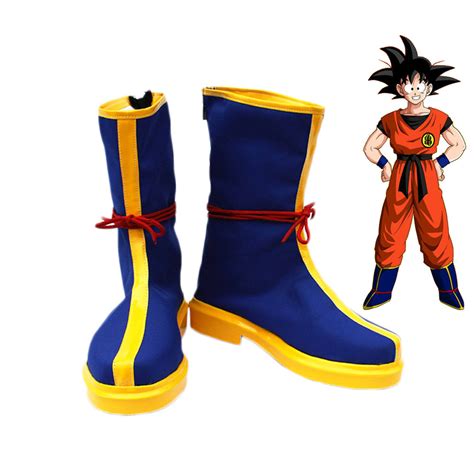Dragon Ball Z Son Goku Boots Cosplay Shoes Custom Made Dragon Ball