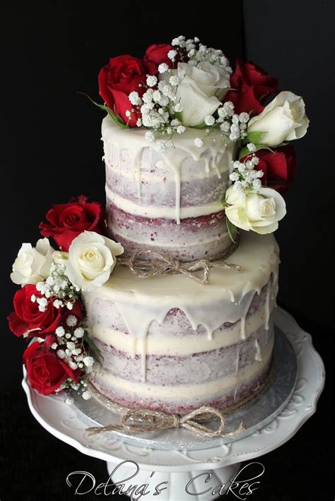 Resultado De Imagem Para Naked Cake Red Velvet Wedding Wedding Cake