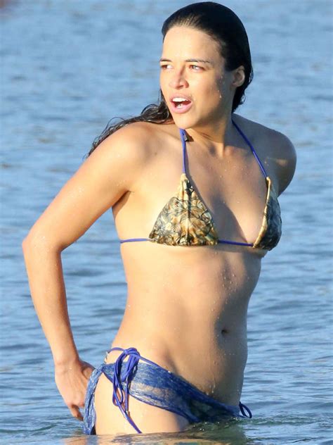 Michelle Rodriguez Wearing Bikini In Porto Cervo Gotceleb