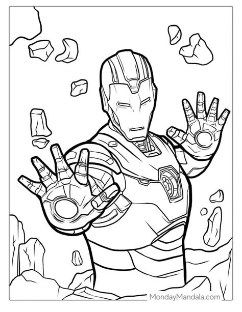 24 Iron Man Coloring Pages Free Pdf Printables