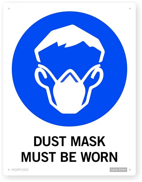 Dust Mask Mandatory Sign