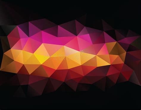 Abstract Geometrical Triangles Background Stock Illustrations 44325