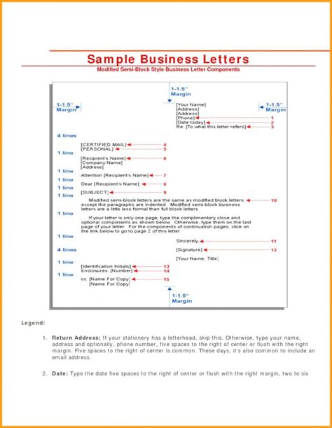 Singular Format Block Letter Formats Application Sample Semiblock With Modified Block Letter