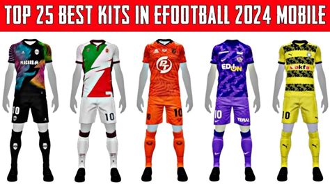 Top Best Kits In Efootball Mobile No Patch Best Jerseys