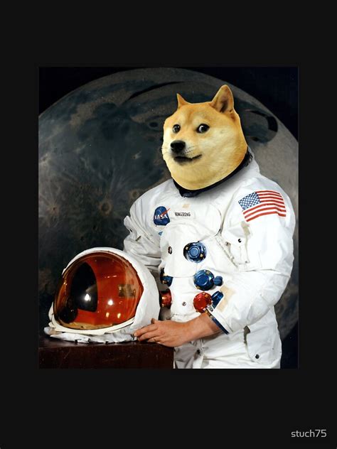 Nasa Dog Astronaut T Shirt By Stuch75 Redbubble Nasa Dog