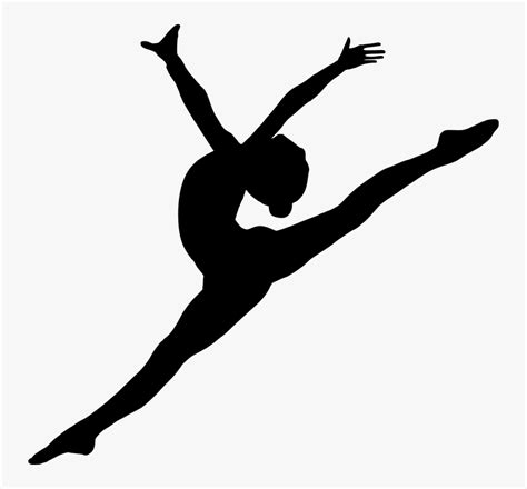 Download Vector Graphics Gymnastics Silhouette Clip Art - Transparent Dance Silhouette Png, Png Download ...