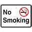  No Smoking Sign W/ Symbol Screen Printed 8 Years Life NS 1001