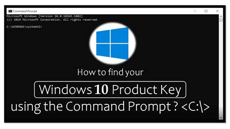 How To Find Your Windows Product Key Cmd Lates Windows 10 Update