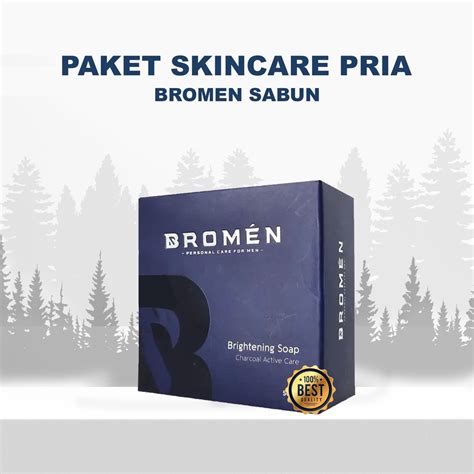 Jual Bromen Sabun Brightening Soap Skincare Pencerah Wajah Pria And Atasi