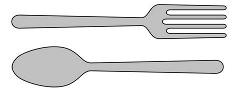 Vector Silver Fork Png Clipart Png Mart