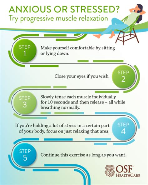 Progressive Muscle Relaxation Worksheet