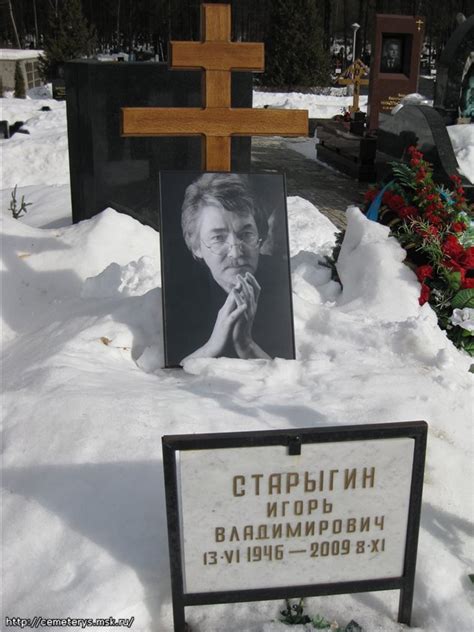 2005 — полный вперёд! — совместно с т. Могила Игоря Старыгина:фото могилы Старыгина