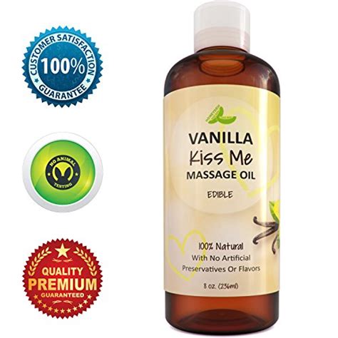 Vanilla Erotic Massage Oil For Sex Edible Massage Oil And Lubricant For