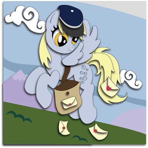 Commission Mailmare Derpy Shadowbox Mockup By The Paper Pony On Deviantart