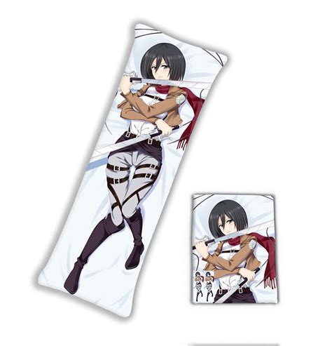 Buy Attack On Titan Mikasa Ackerman Anime Body Pillow Cover Long Body