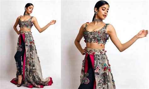 Janhvi Kapoors Backless Choli And Ghagra Have A Devdas Connection