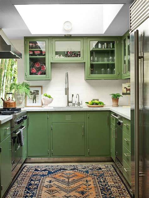 25 Chic And Lively Green Kitchens Shelterness