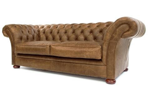 The Scholar Seat Hobnail Leather Chesterfield Sofa Bed From Old Boot