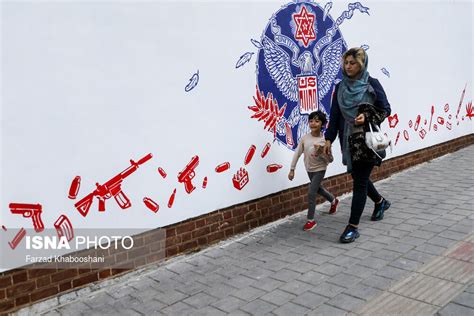 Photos Iran Unveils New Anti Us Murals At Former Embassy