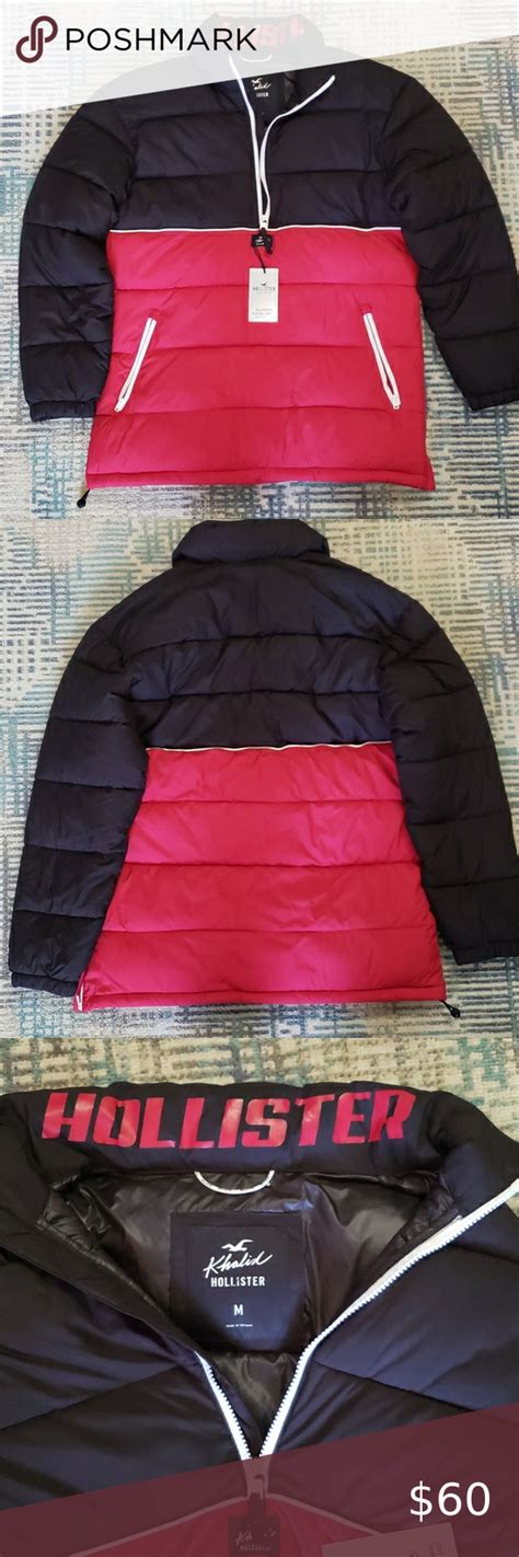 brand new with tag hollister mens puffer jacket in 2020 mens puffer jacket hollister mens