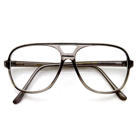 men s 1980 s retro fashion translucent square aviator glasses 9310 aviator glasses men