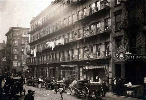 Tenements In New Yorks Crowded Photograph By Everett