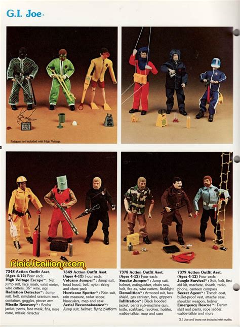 Hasbro Gi Joe Adventure Team I 1975 Catalog I Plaidstallions