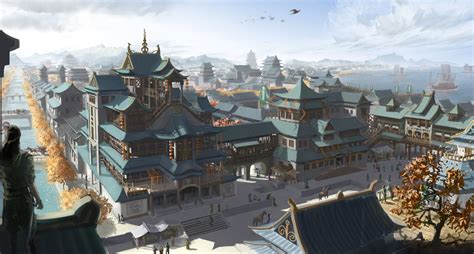 Ancient Chinese City Yujiang J On Artstation At