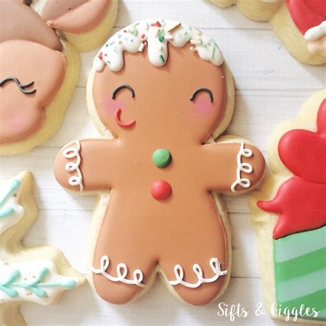 Gingerbread Man Christmas Sugar Cookies Xmas Cookies Christmas Cookies