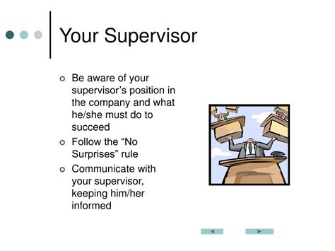 Ppt Working With Your Supervisor Powerpoint Presentation Free