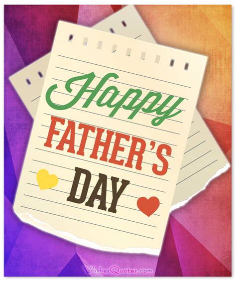 Share these funny fathers day messages for husband, wife, daughter, son etc. Heartfelt Father's Day Messages And Cards By WishesQuotes