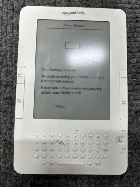 Amazon Kindle 2nd Generation 2gb 3g Unlocked 6in White 1200