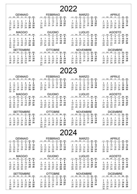 Calendario 2023 Y 2024 En Word Excel Y Pdf Calendarpedia Ai Contents