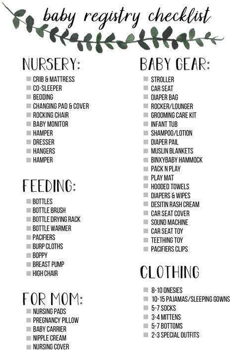 Maybe you would like to learn more about one of these? Baby Registry Checklist & Must Have Items! | Baby ...