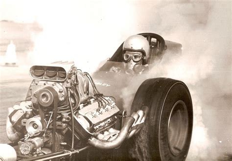 Vintage Drag Racing Sepia Helmet Mask Smoke Drag Racing Cars Drag