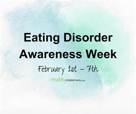 Eating Disorder Awareness Week Healthy Essentials Clinic