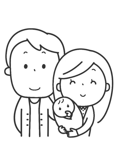 Dibujo para colorear familia Dibujos Para Imprimir Gratis Img 30447