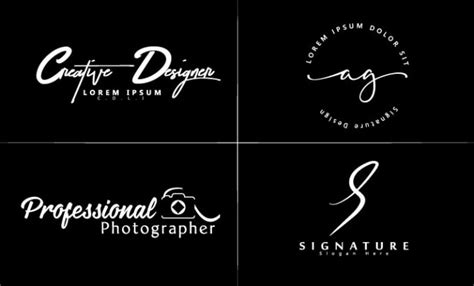Design Creative And Professional Signature Logo By Workerexpert Fiverr