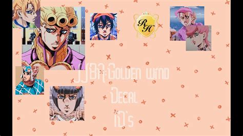 Save today with new coupon codes and shop the latest offers (5 details: JJBA:Golden Wind decal ID's for your Royale High Journal ...