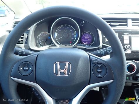 2020 Honda Fit Lx Black Steering Wheel Photo 139285011