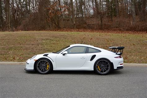 2016 2016 Porsche 911 Gt3 Rs In White With Blackgt Silver Alcantera